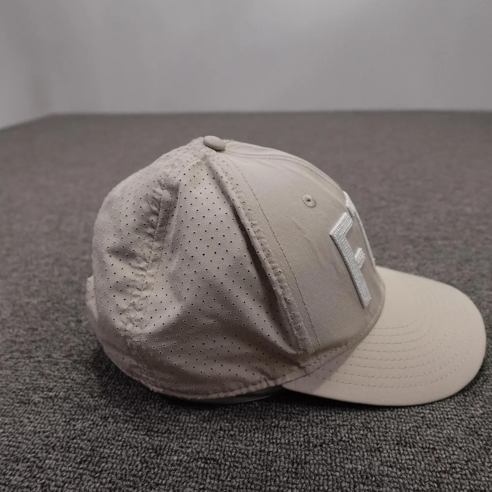 Lemons & Lace Boutique Hat Cap Snap Back Womens Adjustable Beige FTC Embroidered